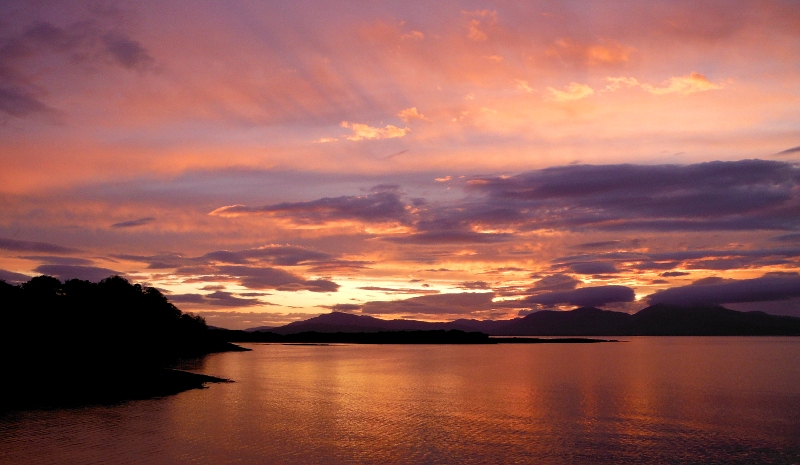  the colours well after the sunset 