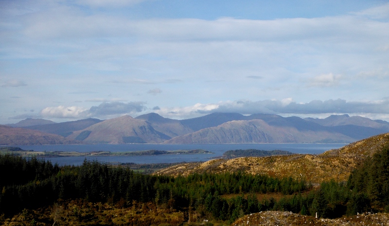  looking across to Kingairloch 