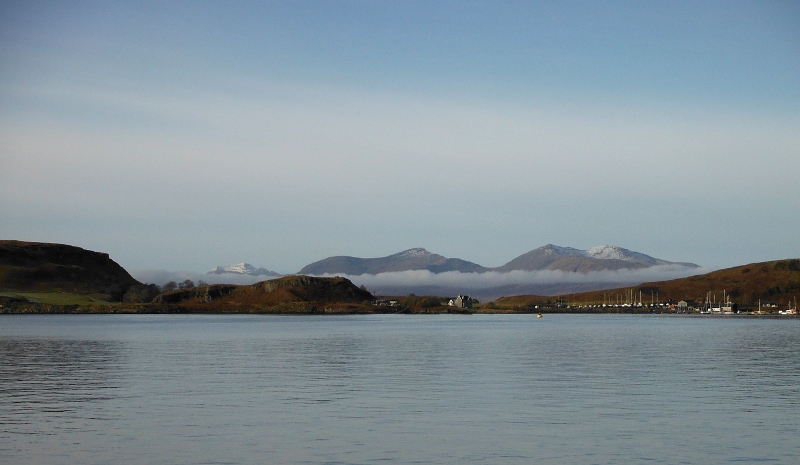  the cloud layer across the mountains 