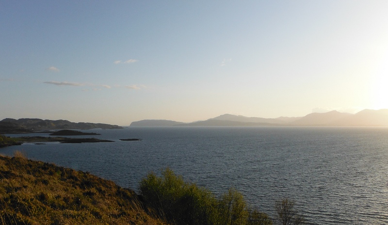  looking down the east side of Mull 