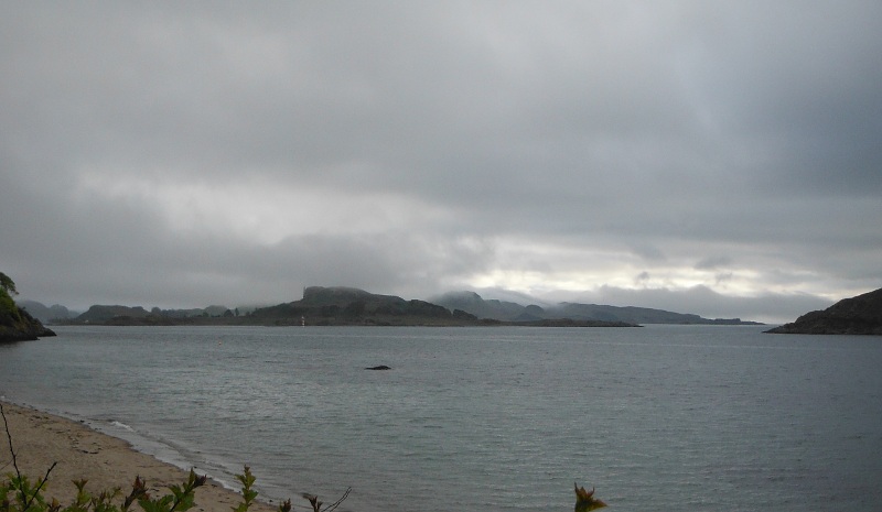  the low clouds over Kerrera 