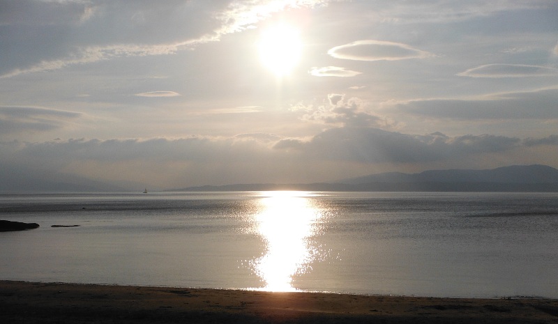  the lighting away down the Sound of Mull 