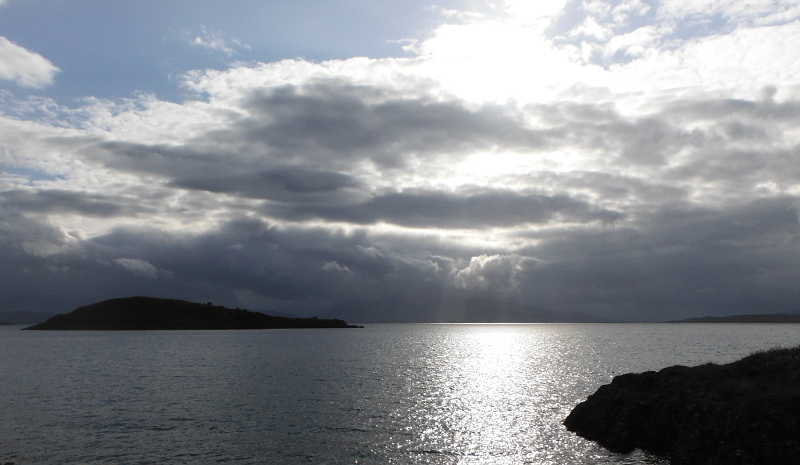  the lighting over Mull 