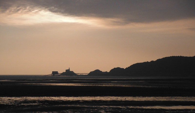  the lighting over Mumbles 