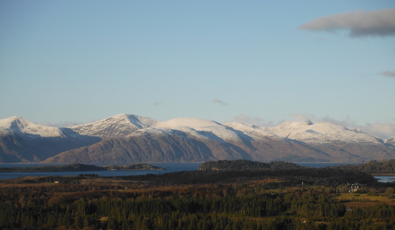  looking across to Kingairloch 