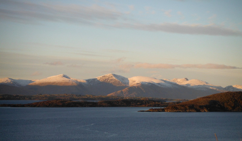  the mountains on Kingairloch 