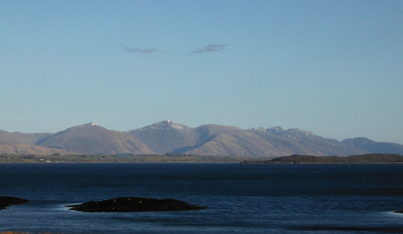  looking across to Kingairloch 