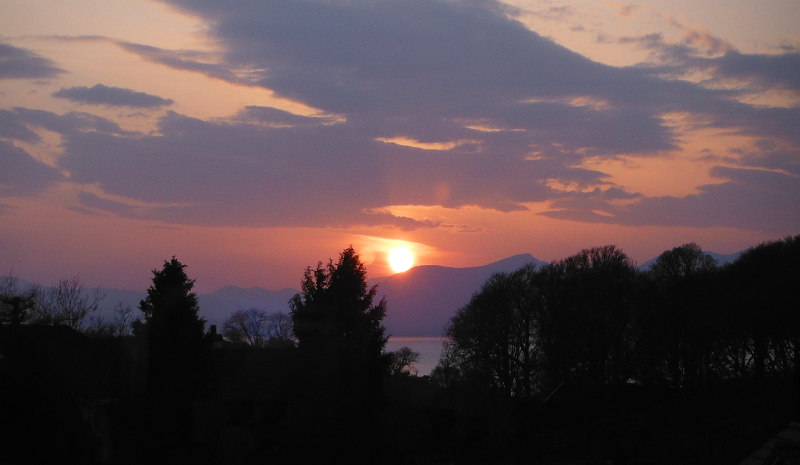  The sunset over Mull 