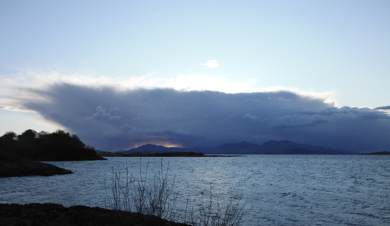  The storm cloud over Mull 