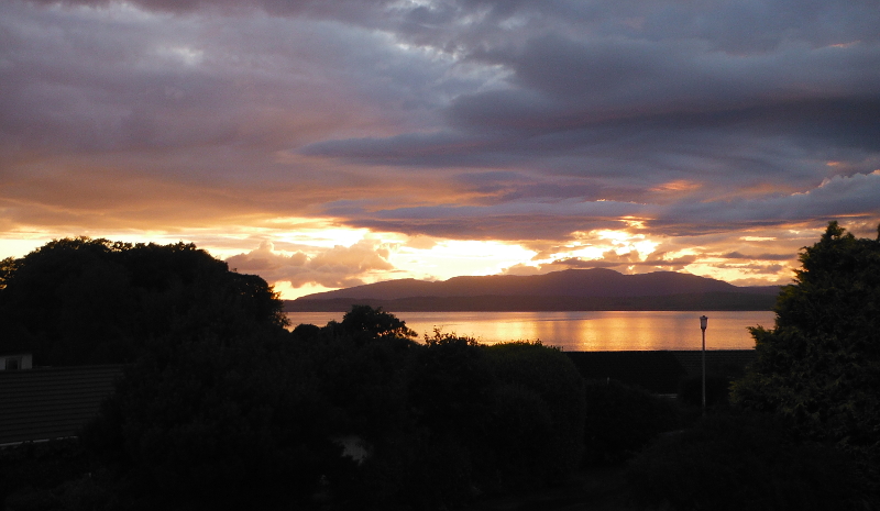  Sunset over Morvern 