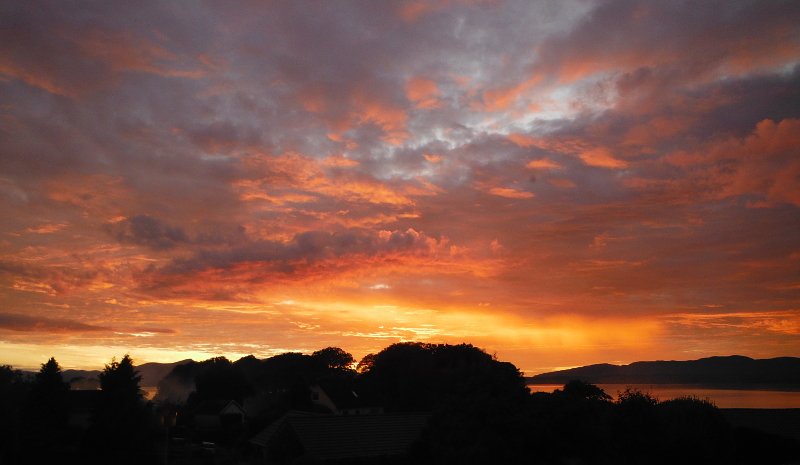  A super sunset over Mull and Morvern 