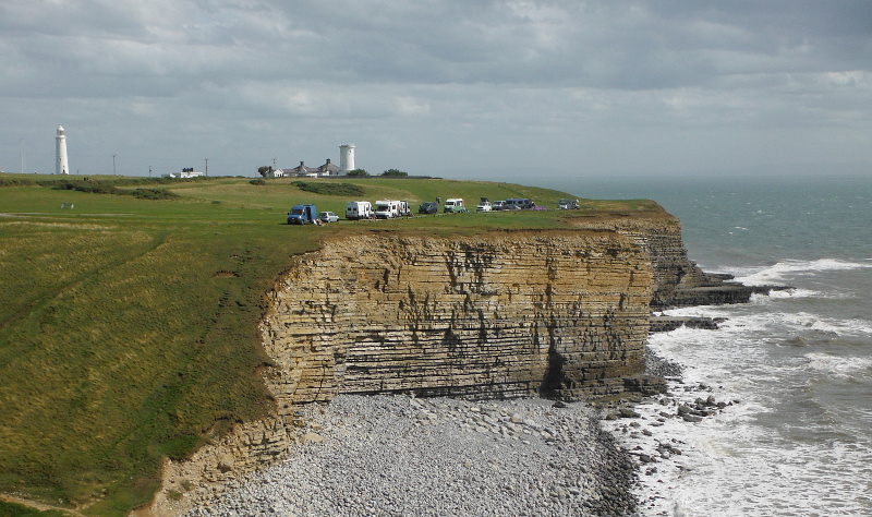  looking eastwards from  Nash Point 