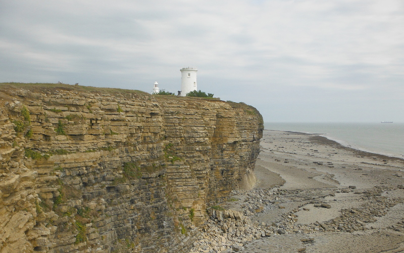  the cliffs below the old lighthouse 