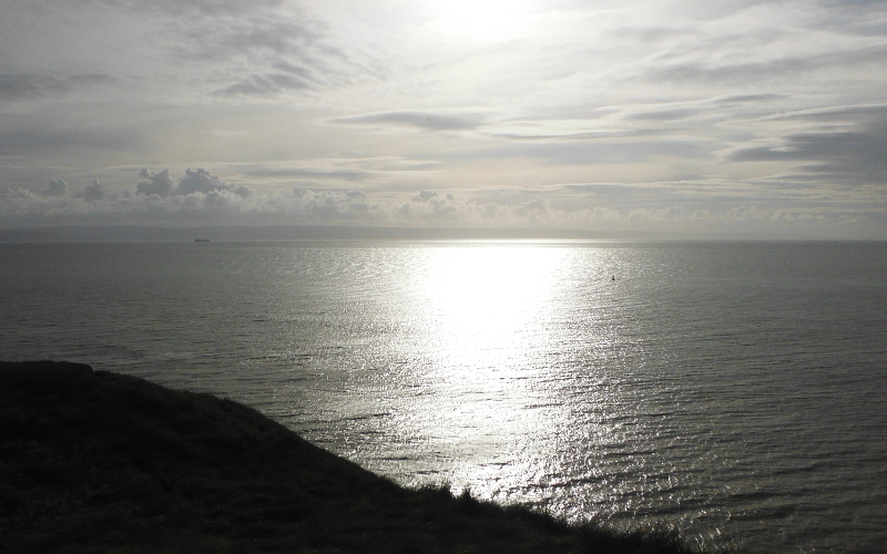  some nice lighting across the Bristol Channel 