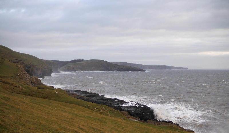  the cliffs away to the east 