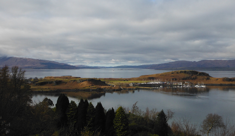  looking through to the Sound of Mull 