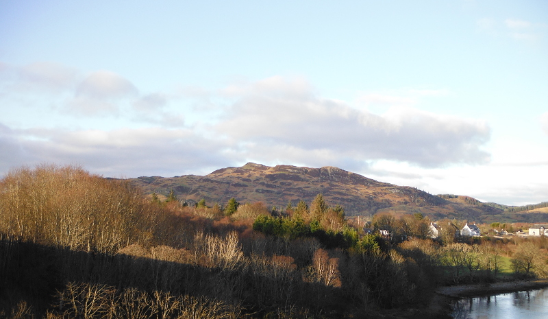  looking up at Beinn Lora 