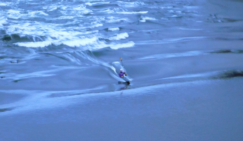  the surfer on the Falls of Lora  