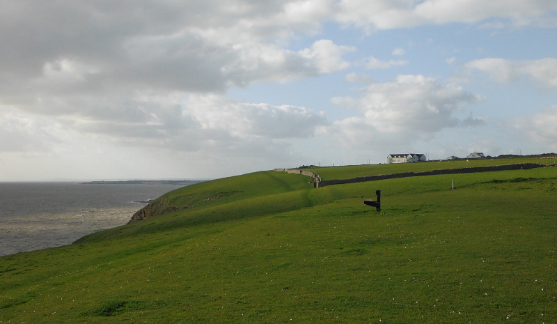  the view along the top of the cliffs  