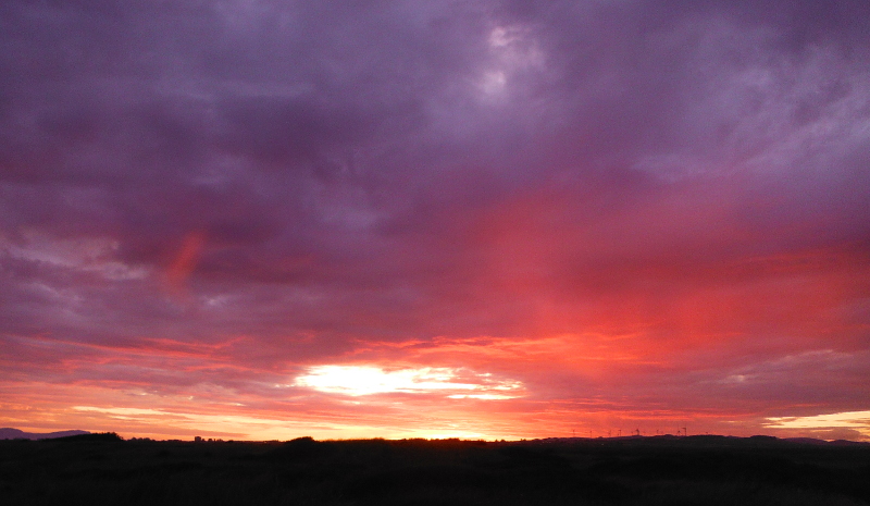  the patch of cloud lit up red 