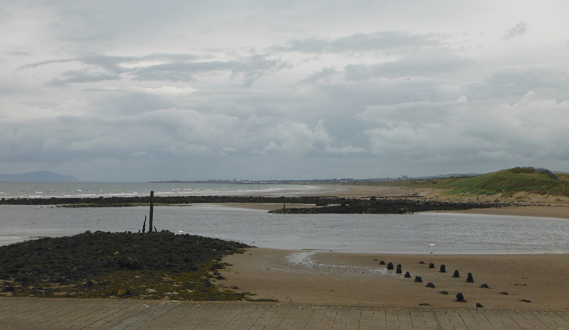  looking along the beach towards Ardeer and Saltcoats  