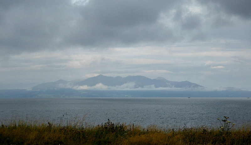  the cloud layer over Arran  