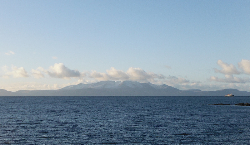  the first view of Arran for 2025  