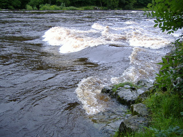 photograph of the wave river right below Thistlebrig