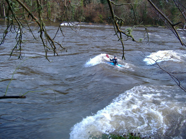 photograph of the wave river right below Thistlebrig