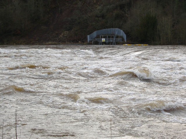 photograph of the weir